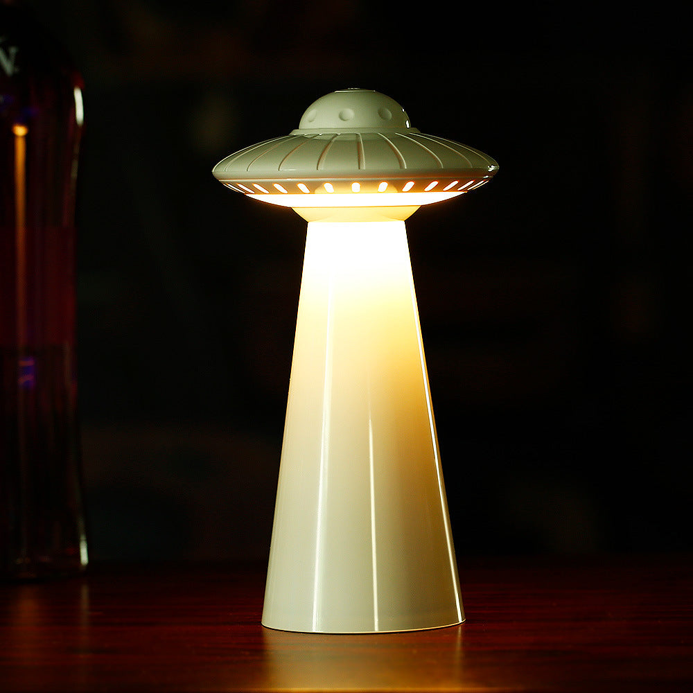 Modern UFO LED Desk Lamp – Rechargeable, Long-Lasting & Compact - Brightside Desk Co.