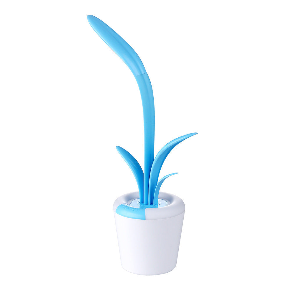 Plant Shaped LED Desk Lamp – Rechargeable, Eye-Friendly & Touch Control - Brightside Desk Co.