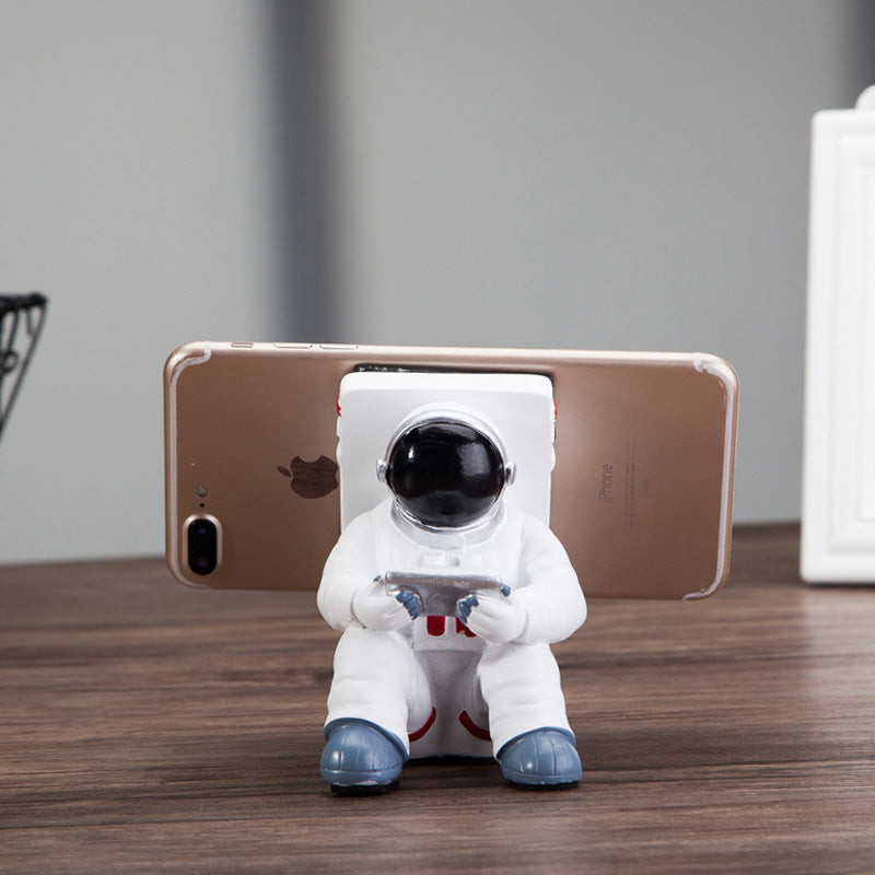 Astronaut Phone Stand – Cute Resin Desk Holder & Gift - Brightside Desk Co.