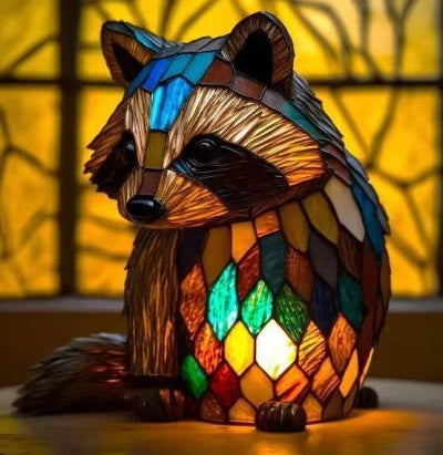 3D Animal Series Decorative Lamp – Handcrafted Resin Night Light (USB) - Brightside Desk Co.