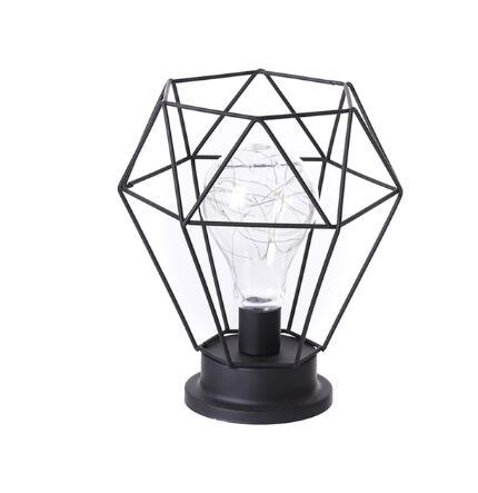 Artistic Hollow Table Lamp – Iron Decor Light - Brightside Desk Co.