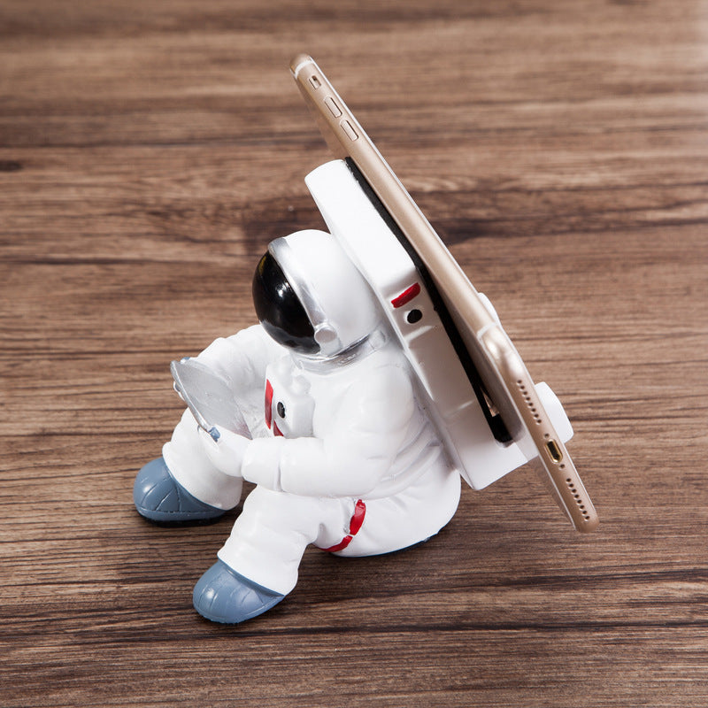Astronaut Phone Stand – Cute Resin Desk Holder & Gift - Brightside Desk Co.