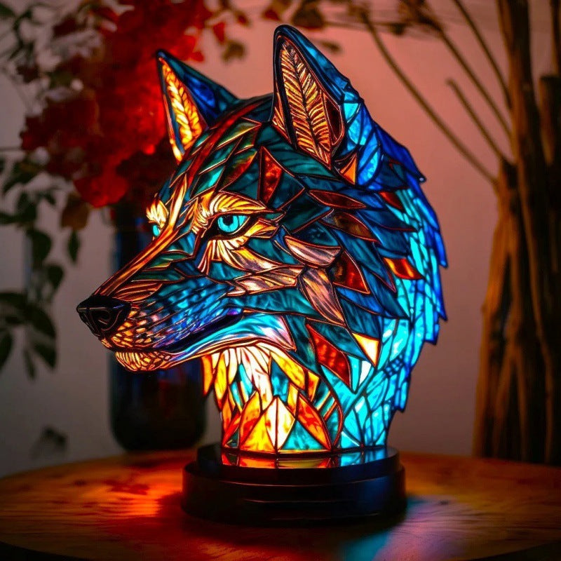 3D Animal Series Decorative Lamp – Handcrafted Resin Night Light (USB) - Brightside Desk Co.