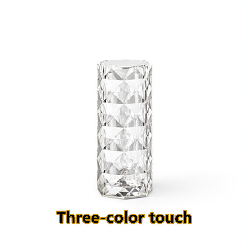 ✨ Crystal LED Table Lamp – Touch Control & 16 Color Ambient Lighting - Brightside Desk Co.