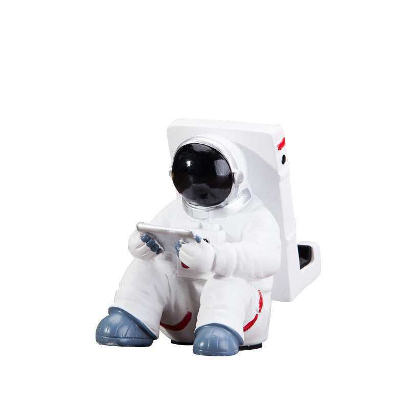Astronaut Phone Stand – Cute Resin Desk Holder & Gift - Brightside Desk Co.