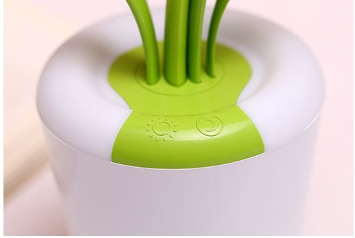 Plant Shaped LED Desk Lamp – Rechargeable, Eye-Friendly & Touch Control - Brightside Desk Co.