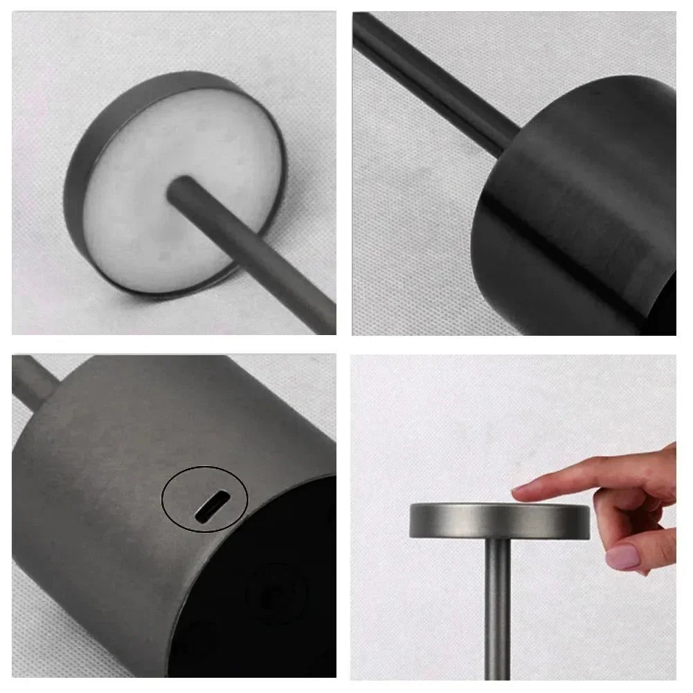Rechargeable Touch LED Desk Lamp - Cordless & Portable - Brightside Desk Co.