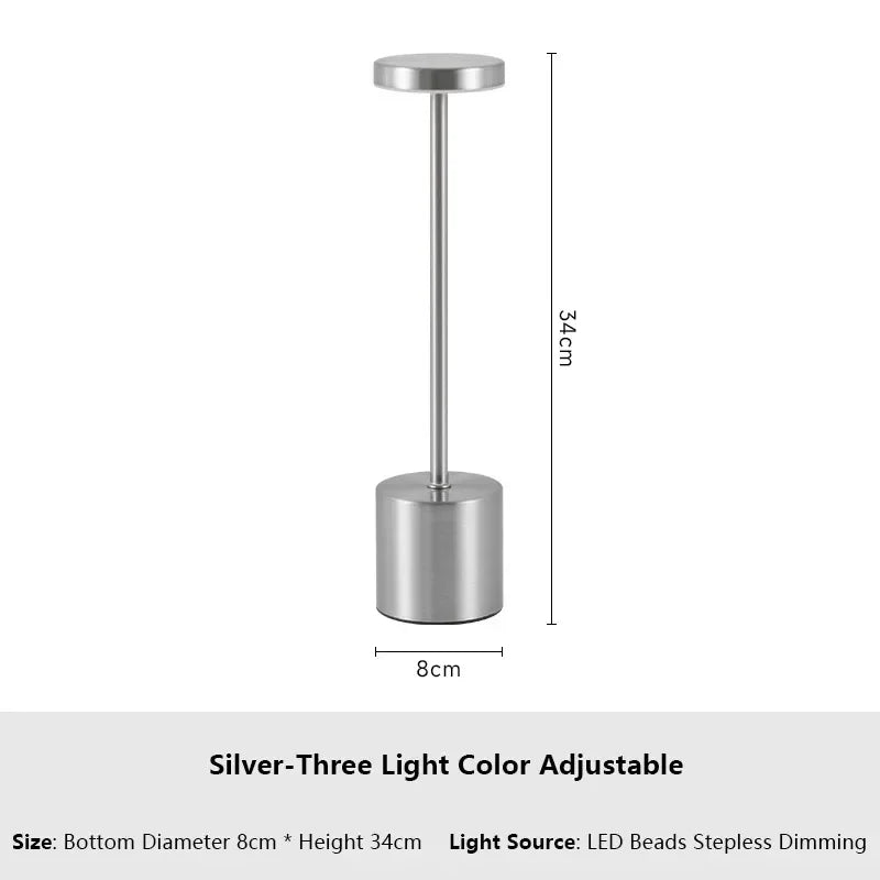 Rechargeable Touch LED Desk Lamp - Cordless & Portable - Brightside Desk Co.