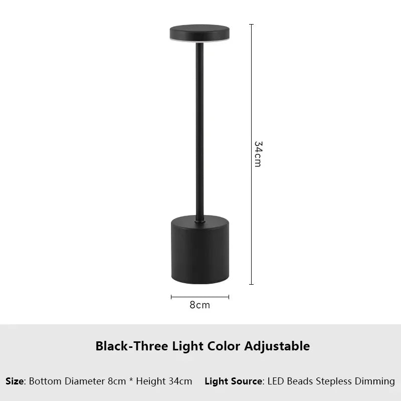 Rechargeable Touch LED Desk Lamp - Cordless & Portable - Brightside Desk Co.