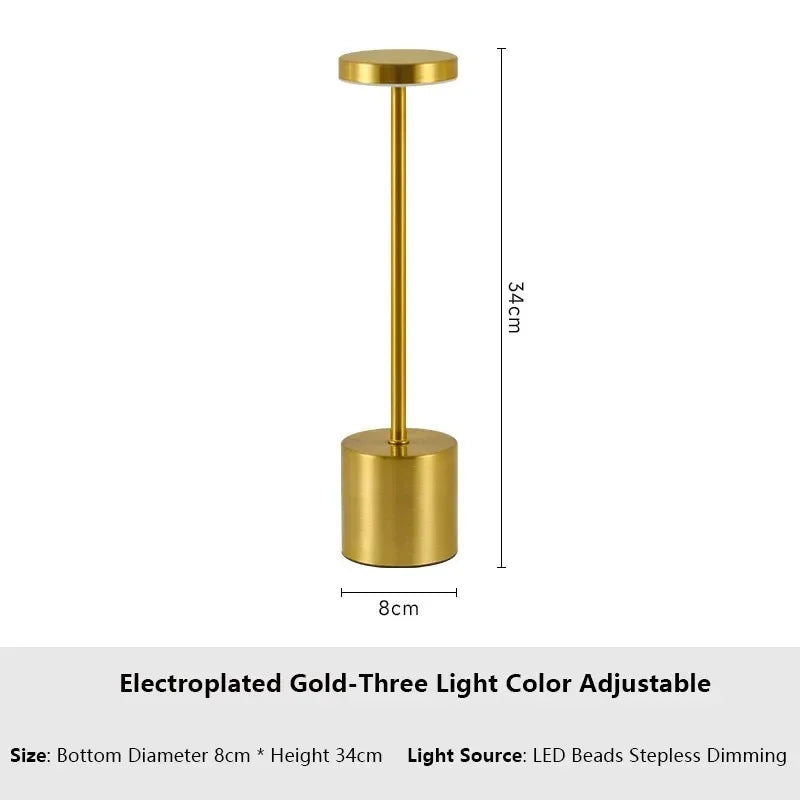 Rechargeable Touch LED Desk Lamp - Cordless & Portable - Brightside Desk Co.