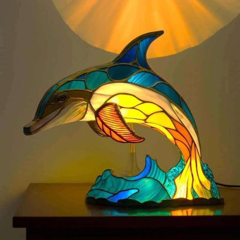3D Animal Series Decorative Lamp – Handcrafted Resin Night Light (USB) - Brightside Desk Co.